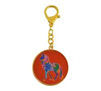 2025 Feng Shui Decoration Keychain, Red, 12*5*5.7cm
