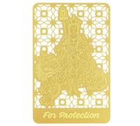 2025 Feng Shui Ksiddigarbha Sitting On Chi Lin Golden Card Tang Monk Home Decorating Symbol Chinese Art w5696