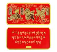 2025 Fengshui 3 Celestials Plaque Red Three Killings Decorative Ornament w5642