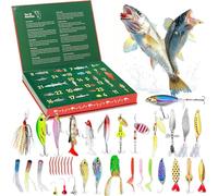 2025 Fishing Advent Calendar for Adult Men - Exciting 24 Days Christmas Countdown with VIB Fishing Lures Set - Ideal Xmas Surprise Gift for Father,Boyfriend,Husband