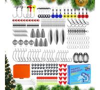 2025 Fishing Calendar - Christmas Countdown Set, Advent Fishing Gift | A Large Selection of Tackle Boxes with Baits for Men and Limited Countdown Items for the Holiday Season