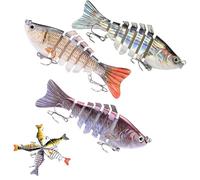 2025 Fishing Gear - Bionic Swimming Bait, Probero Robotic Fishing Lure, Swim Baits for Bass Fishing, 3D Bionic Swimming Lure -Just Like a Real Injured Bait Fish (3pcs A)