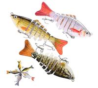 2025 Fishing Gear - Bionic Swimming Bait, Probero Robotic Fishing Lure, Swim Baits for Bass Fishing, 3D Bionic Swimming Lure -Just Like a Real Injured Bait Fish (3pcs C)