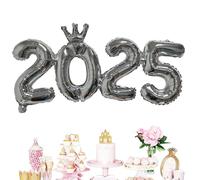 2025 Foil Number Balloons,New Year Decor Balloons Decorations | 2025 New Year Numbers Balloon for Wedding, Birthday Parties, Holiday Parties, Celebration