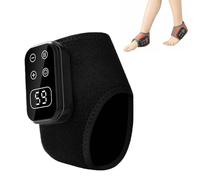 2025 Foot Massager, Best Soleva Triple, Foot Massagers for Pain and Circulation, Wireless Triple Therapy Feet Massagers with 5 Heat Level, Rechargeable Heated Ankle Brace (Black)