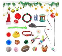 2025 For Cat Toy | Interactive Cat Toys 24 Days | Decorative Countdown Calendar For Christmas Home Daily Relief From Boredom Holiday And