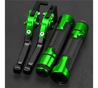 2025 For Z900 2027-2021 Motorcycle Adjustable Brake Clutch Levers Handlebar Grips(Green6)