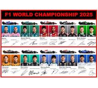 2025 Formula One World Championship Signed/Autographed A3 Print (Print Only)
