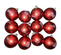 2025 Funny Christmas Ball Ornament, 12Pcs Prank Drop-proof Xmas Balls Pendant Decors for Christmas Tree, Sweary Bauble Bundle Gag Gifts for Holiday Party Decors