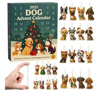 2025 Funny French Bulldog Advent Calendar 24 Unique Dog Decorations Christmas Great Calendar Gift Countdown Lovers For Dog