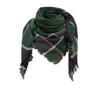 2025-Generisch Classic Tassel Plaid Scarf Warm Soft Thick Large Cuddly Scarf Men's Checked Red, Green, One Size