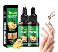 2025 Ginger Nail Fungus Treatment Serum With Cuticle Care Oil for Toenail Growth - 7 Days (2)