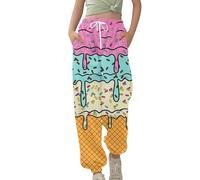 2025 Girls' Trousers Slim Leg Hip Hop Trouser with Pockets for Kids Ribbed Strtetch Fabric Sports Sweatpants School Pe Children Loose Straight Pants Pink