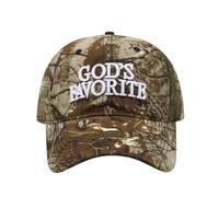 2025 God's Favorite Camo Vintage Trucker Hat Baseball Hat Funny Trucker Hat for Men Women Summer Hats for Women