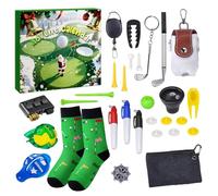 2025 Golf Advent Calendar for Adults & Kids - 24 Days of Mini Golf Accessories, Decor & Surprises | Unique Christmas Countdown Gift for Men, Women, Husband, Dad, Boyfriend, Teen Golfer