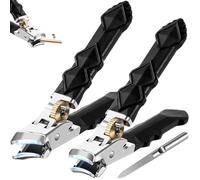 2025 Graddi Ortho Clip, Graddi Orthoclip, Mulinla/Goowebs/Glosrity Orthoclips, 180° Wide Jaw Thick Toenail Clippers, Oblique and Flat Mouth, with Long Handle (1 Set)