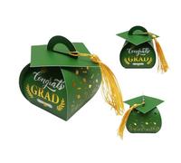 2025 Graduation Candy Box - Graduation Card Box | Graduation Part For Graduation | Cap Container Class 2025 | Decorative Treat Treats For Kindergarten,