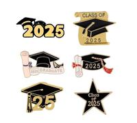 2025 Graduation Cap Lapel Pin,Class of 2025 Enamel Graduation Pin,Graduation Souvenir Badge,Graduation Cap Brooches Badges for Student,Graduations Party Supplies