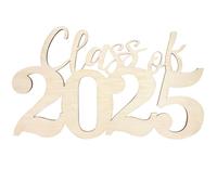 2025 Graduation Decorations Class of 2025 Wooden Sign 2025 Wood Cutout Ornament Graduation Photo Booth Prop Changing The Color by Yourself Wood Sign