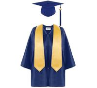 2025 Graduation Gown and Cap with Tassel,2025 Tassel Kindergarten Shiny Graduation Hat Graduation Cap Headband Unisex Kindergarten Graduation Gown Stylish Graduation Outfit 4pcs