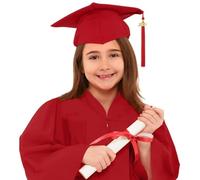 2025 Graduation Gown and Cap with Tassel,Kindergarten Tassel Sash Boys Graduation Size for Child Cap Graduation Cap and Gown Unisex Kindergarten Graduation Gown Student for Cap Robe 4pcs
