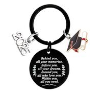2025 Graduation Keyring for Students Inspirational Keyring for Daughter Son from Mum Dad Class of 2025 Graduation Gifts High School College Graduate Gift