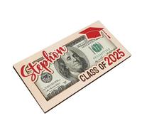 2025 Graduation Wallet, Graduation Card Holder, Cash Holder Card, Lightweight and Compact, Wide Applications, 18x9cm for Daughters, Sons, Nieces, Nephews, or Friends