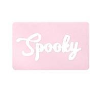 2025 Halloween 12X18INCH Halloween Spoboooky Doormat Welcome To Our Funny Home Door Mat Cute Bedroom Bathroom Doormat Knitted Quilt (B, 40×60cm)