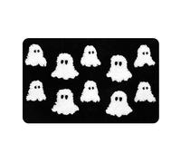 2025 Halloween 12X18INCH Halloween Spoboooky Doormat Welcome To Our Funny Home Door Mat Cute Bedroom Bathroom Doormat Autumn Throw Blanket (D, One Size)