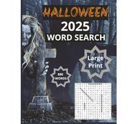 2025 Halloween Adult Word Search Puzzle Book: Word Searches with Easy to Read Print related to Halloween, 8.5 x 11 inches, 880 words, 44 puzzles