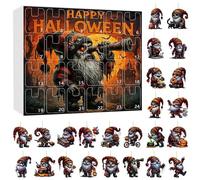 2025 Halloween Advent Calendar,24 Days Countdown with Spooky Cute Dwarfs,Children's Holiday Decor Box for Boys Girls Kids Teens,Immersive Festive Decor 2D Festive Toy