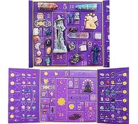 2025 Halloween Advent Calendar with Mystical Crystals,Reiki Crystal Halloween Countdown Gift Box, The Magic of Healing and Energy Transfer, Crystals & Healing Stones Advent Calendar Set