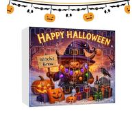 2025 Halloween Calendar,2025 Countdown Calendar 2D Acrylic Gnome Pendant | Halloween Pendant, Spooky Home Decoration for Daughter Son Children Friends Girls Wife Sister