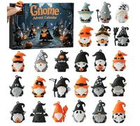 2025 Halloween Calendar for Kid, 24 Days Gnome Figurine Countdown Calendar for Child, Home Decoration for Women Men Youth Family Teens Friends Wife Husband Daughter Son