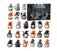 2025 Halloween Countdown Calendar | 24 Days Gnome Figurine Countdown Calendar for Child | Halloween Figurine Doll, Home Decoration for Wife Husband Women Teens Boys