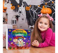 2025 Halloween Countdown Calendar - Count Down To Halloween With 24 Pendant Ghost Figures | Acrylic 2D Flat Wall Decoration For Family Adults Teens