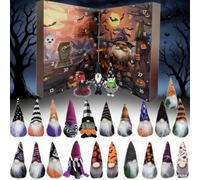 2025 Halloween Gnome Countdown Calendar - 24 Days Spooky Cute Gnome Advent Calendar with Lights & Music, Halloween Decor for Home, Parties & Family Traditions (B)