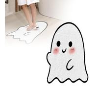 2025 Halloween Halloween Bath Mat Tufted Rug Soft Absorbent Non Slip Floor Mat Bat For Kitchen Holiday Bathroom Bedroom Living Home Warming Throw Blankets (A, One Size)