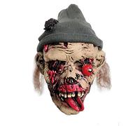 2025 Halloween mask Halloween Scary Horror Latex Mask Hair Grandpa Man Monster Demon Vampire Witch Zombie Skull Prop Party Costume Prop Mask(1)