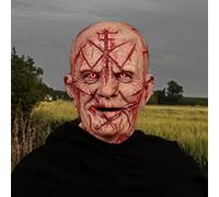 2025 Halloween Mask, Scary Mask Mens Halloween Masks 3D Skull Head For Men Women Costumes for Women Scary The Elder Old Man Headgear Realistic Silicone Masquerade