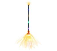 2025 Halloween Wi T Ch B Room With LED Light Wi T Ches Br Oom Sticks Cosplay Props Costume Accessories YhD591 (Yellow, A)