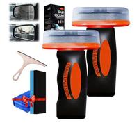 2025 Handheld Glass Oil-Film Remover, Car Windshield Oil Film Remover, Hand-Held Glass Emulsion Cleaner, Glases Cleaning Board for Car Windshield, Window and Mirror (2Sets)