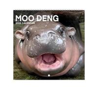 2025 Hippo Calendar, Cute Hippo Wall Calendar 2025, 12 Month Pygmy Hippo Calendar, Little Hippo Print Funny Calendar 2025, Planner Monthly Calendar for Fans, Personalized Family Calendar