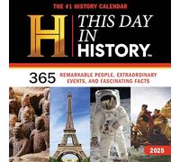 2025 History Channel This Day in History Wall Calendar: 365 Remarkable People, Extraordinary Events, and Fascinating Facts
