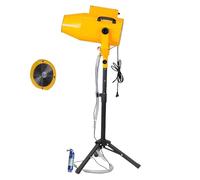 2025 Horror Nights,Portable Foam Can non,High-Power Bubble Machine,Adjustable Angle/shaking head Foam Blaster,for Horror house decorations,Water Parks,6-10m Spray,80㎡,Easy to install(Yellow)