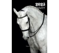 2025 horse diary and year planner. 52 week per view organiser with large notes section
