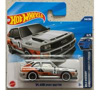 2025 Hot Wheels 84 AUDI SPORT QUATTRO Treasure Hunt Short Card with Protector