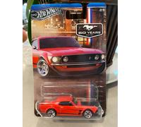 2025 Hot Wheels MUSTANG 60 Years Silver Series 2/5 '69 FORD MUSTANG BOSS 302 Red