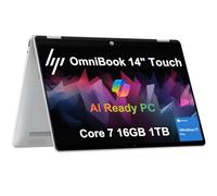 2025 HP OmniBook 5 Flip (Next Gen Envy x360) 2-in-1 Touchscreen AI PC Laptop (14" FHD+, Intel 10-Core 7 150U (> i7 1355U), 16GB DDR5 RAM, 1TB SSD) for Creator, Designer, 5MP IR Webcam, Win 11 Pro