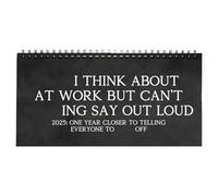 2025 Humor Desk Calendar, Funny Daily Motivational Desk Calendar, Inspirational Affirmation Desktop Calendar for Colleagues, Creative Desk Calendar Decoration for Living Room